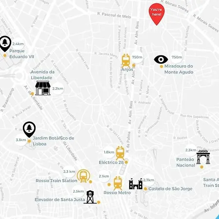 Appartamento Viewpoint Retreat Lisbona